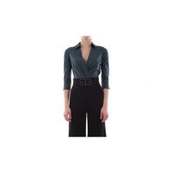 Body Elisabetta Franchi CB06796E2. Zielone skarpetki damskie Elisabetta Franchi, bez wzorów. Za 793,87 zł.