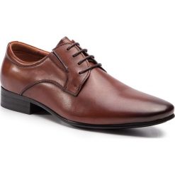 Półbuty WITTCHEN - 88-M-935-4 Brązowy. Pomarańczowe buty wizytowe męskie Wittchen, bez wzorów, ze skóry, eleganckie, bez zapięcia. W wyprzedaży za 279,00 zł.