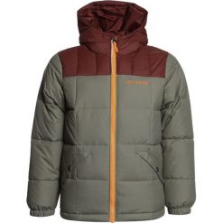 Columbia GYROSLOPE Kurtka narciarska sage/red rocks. Brązowe kurtki chłopięce marki Columbia, z nylonu, narciarskie. W wyprzedaży za 246,35 zł.