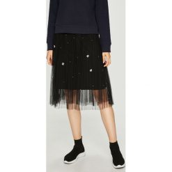 Haily's - Spódnica Alicia. Czarne spódniczki damskie z wysokim stanem marki Haily's, s, z elastanu, midi. W wyprzedaży za 79,90 zł.