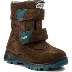 Buty zimowe chłopięce: Śniegowce NATURINO – Barents 0013001228.01.9103 T.Moro/Petrolio Fondo Nero S