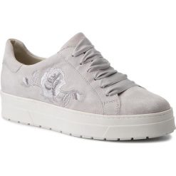 Sneakersy CAPRICE - 9-23702-30 Lt Grey Suede 201. Szare półbuty damskie Caprice, z zamszu. W wyprzedaży za 199,00 zł.