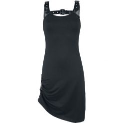 Chemical Black Emma Dress Sukienka czarny. Czarne sukienki asymetryczne marki Chemical Black, s, z asymetrycznym kołnierzem. Za 199,90 zł.