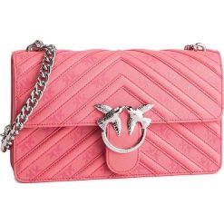 Torebka PINKO - Love Stripes 2 Tracolla PE 19 PLTT 1P21A9 Y5F3 Corallo R99. Różowe torebki klasyczne damskie marki Pinko, bez wzorów, ze skóry, wizytowe, na ramię, bez dodatków. Za 1699,00 zł.