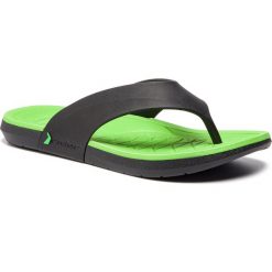 Japonki RIDER - Infinity II Thong Ad 82495 Black/Green. Czarne klapki męskie Rider. W wyprzedaży za 89,00 zł.