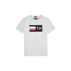T-shirty z krótkim rękawem Dziecko Tommy Hilfiger KB0KB05265 FLOCK TEE. Szare t-shirty chłopięce TOMMY HILFIGER, bez wzorów, z krótkim rękawem. Za 119,05 zł.