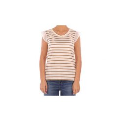 T-shirty z krótkim rękawem Twin Set A191 ST. Białe t-shirty damskie Twin Set, xs, bez wzorów, bez kołnierzyka. Za 322,19 zł.