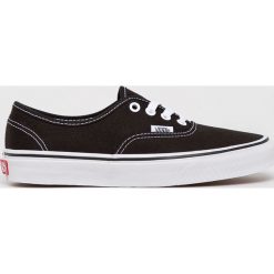 Vans - Tenisówki. Czarne trampki i tenisówki damskie Vans, bez wzorów, z materiału, bez zapięcia. W wyprzedaży za 199,90 zł.