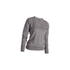 Sweter do golfa damski. Szare swetry damskie INESIS, m, bez wzorów, z bawełny, bez rękawów, bez kaptura. W wyprzedaży za 39,99 zł.