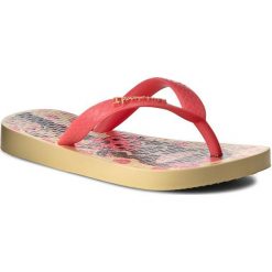 Japonki IPANEMA - Classic IV Kids 81713 Yellow/Pink Neon 24148. Czerwone klapki chłopięce marki Ipanema, z tworzywa sztucznego. Za 39,00 zł.