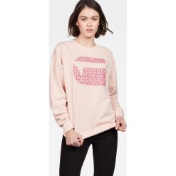 G-Star Raw - Bluza. Różowe bluzy damskie marki G-Star RAW, s, z nadrukiem, z elastanu, bez rękawów, bez kaptura. W wyprzedaży za 199,90 zł.