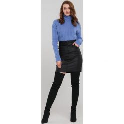 Czarna Spódnica Flatline. Czarne spódniczki damskie Renee, s, w paski, z bawełny, mini. Za 99,99 zł.