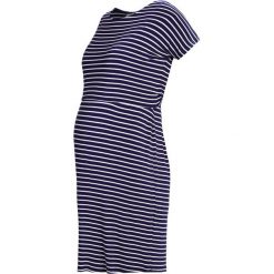 Sukienki: JoJo Maman Bébé Sukienka z dżerseju navy/white