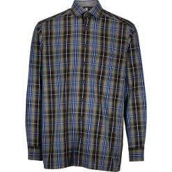 Koszula - Comfort fit - w kolorze oliwkowo-niebieskim. Brązowe koszule męskie Marvelis, m, w kratkę, z bawełny, z klasycznym kołnierzykiem, bez rękawów. W wyprzedaży za 69,95 zł.