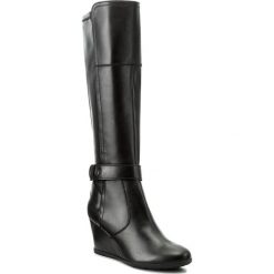 Buty zimowe damskie: Kozaki GEOX – D Inspirat.Wed B D745ZB 043KB C9999 Black 001