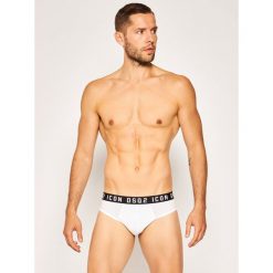 Slipy Dsquared2 Underwear D9L612960. Czarne slipy męskie Dsquared2 Underwear, xl, bez wzorów, z elastanu. W wyprzedaży za 169,00 zł.
