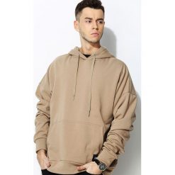 Bluzy męskie: Beżowa Bluza Don't Sweat