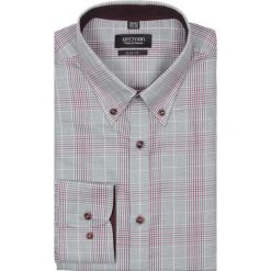 Koszula croft 2193 długi rękaw slim fit róż. Czerwone koszule męskie jeansowe Recman, m, w kratkę, button down, z długim rękawem. Za 29,99 zł.