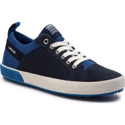 Sneakersy GEOX - J Alonisso B. B J922CB 01422 C4226 D Navy/Royal. Niebieskie trampki chłopięce Geox, bez wzorów, ze skóry, na sznurówki. W wyprzedaży za 179,00 zł.
