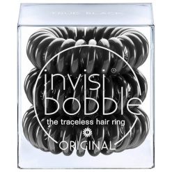 Ozdoby do włosów: Invisibobble Gumka do włosów Original True Black 3szt.