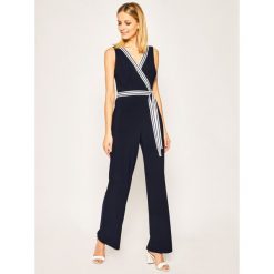 Kombinezon Lauren Ralph Lauren 250795312. Niebieskie kombinezony damskie Lauren Ralph Lauren, bez wzorów, z elastanu, bez kołnierzyka, bez rękawów. W wyprzedaży za 689,00 zł.