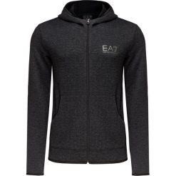Bluza EA7 EMPORIO ARMANI. Szare bluzy męskie EA7 Emporio Armani, bez wzorów, z dresówki, z kapturem, bez rękawów, z kapturem. W wyprzedaży za 330,00 zł.
