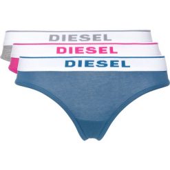 Diesel 3-pack Spodenki Niebieski Różowy Szary. Szare figi damskie Diesel, l, bez wzorów, z elastanu. Za 137,95 zł.