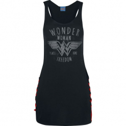 Wonder Woman Freedom Top damski czarny. Czarne topy damskie marki Wonder Woman, s. Za 74,90 zł.