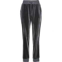 Spodnie dresowe aksamitne bonprix szary. Szare spodnie sportowe damskie bonprix, z dresówki. Za 89,99 zł.
