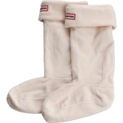 Skarpety Wysokie Damskie HUNTER - Boot Socks UAS3000AAA YI 2814 CRM. Białe skarpetki damskie Hunter, bez wzorów, z poliesteru. W wyprzedaży za 99,00 zł.
