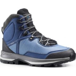 Buty trekkingowe wysokie TREK 100 damskie. Niebieskie buty trekkingowe damskie FORCLAZ. Za 399,99 zł.