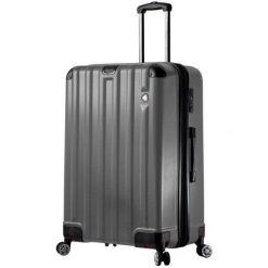 Mia Toro Walizka M1300/3-L, Grey. Szare walizki Mia Toro, bez wzorów, sportowe. Za 622,00 zł.