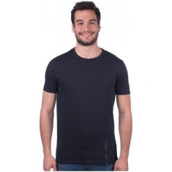 Brave Soul T-Shirt Męski Falcone Xs Ciemnoniebieski. Czarne koszulki męskie Brave Soul, xs, bez wzorów, bez kołnierzyka. W wyprzedaży za 28,00 zł.