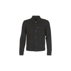 Kurtki jeansowe Levis THE TRUCKER JACKET. Czarne kurtki męskie marki Levi's®, s, bez wzorów, z jeansu, bez kaptura. Za 479,00 zł.