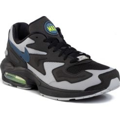 Buty NIKE - Air Max2 Light AO1741 002 Black/Thunderstorm/Wolf Grey. Czarne buty sportowe męskie Nike, na co dzień, bez wzorów, ze skóry ekologicznej, klasyczne, bez zapięcia. W wyprzedaży za 419,00 zł.