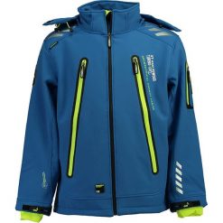 Kurtka softshellowa "Torry" w kolorze niebieskim. Niebieskie kurtki męskie Geographical Norway Men, m, bez wzorów, bez kaptura. W wyprzedaży za 223,95 zł.