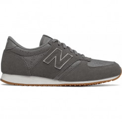 New Balance WL420GPG. Szare buty sportowe damskie marki New Balance, bez wzorów, ze skóry, klasyczne. W wyprzedaży za 229,99 zł.