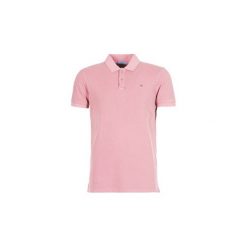 Koszulki polo z krótkim rękawem Scotch Soda PRETTY. Różowe koszulki męskie marki Scotch & Soda, xxl, bez wzorów, z krótkim rękawem. Za 139,30 zł.