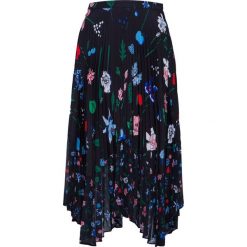Spódnica MARKUS LUPFER FRUIT BLOSSOM PLEATED LILA. Czarne spódniczki damskie z nadrukiem, z szyfonu, asymetryczne. W wyprzedaży za 644,00 zł.