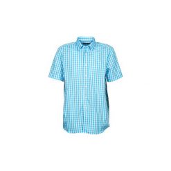Koszule z krótkim rękawem Pierre Cardin 539236202-140. Niebieskie koszule męskie marki Pierre Cardin, m, bez wzorów, bez kołnierzyka, z krótkim rękawem. Za 303,20 zł.