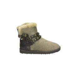 Śniegowce Wrangler WL182670-29. Pomarańczowe kozaki damskie Wrangler, bez obcasa, bez zapięcia. Za 359,03 zł.