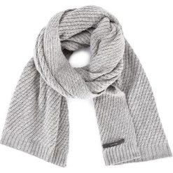 Szal CALVIN KLEIN - Ck Twist Scarf K60K603742 002. Szare szaliki damskie marki Calvin Klein, z materiału. W wyprzedaży za 189,00 zł.