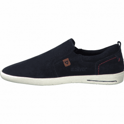 S.Oliver tenisówki slip-on męskie 14600, 46 ciemnoniebieskie. Niebieskie buty wizytowe męskie S.Oliver, bez zapięcia. Za 269,00 zł.