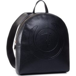 Plecak TRUSSARDI JEANS - Faith Backpack 75B01025 K299. Czarne plecaki damskie Trussardi Jeans, bez wzorów, z jeansu, eleganckie. Za 679,00 zł.