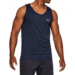 Under Armour Tech Tank 1242793-413. Brązowe t-shirty męskie Under Armour, s, bez wzorów, z poliesteru, bez kołnierzyka. W wyprzedaży za 69,99 zł.