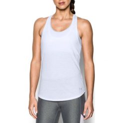 Under Armour Koszulka damska Threadborne Run Mesh Tank biała r. S (1294520-102). Białe topy sportowe damskie marki Under Armour, s, z meshu. Za 112,38 zł.