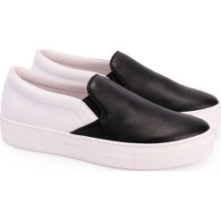 Liviana Conti Sneakersy "Slip-On". Trampki i tenisówki damskie Liviana Conti, ze skóry. Za 249,00 zł.