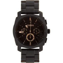Zegarek FOSSIL - Machine FS4682 Black/Black. Czarne zegarki damskie marki Fossil, ze stali. Za 719,00 zł.
