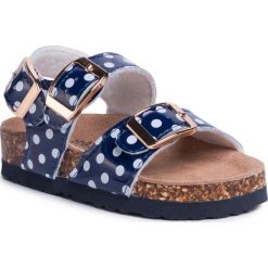 Sandały COLORS OF CALIFORNIA - HC.3096 Navy. Niebieskie sandały dziewczęce Colors of California, ze skóry ekologicznej, bez zapięcia. Za 149,00 zł.