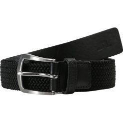 J.LINDEBERG CASPIAN ELASTIC BRAID Pasek black. Czarne paski damskie marki J.LINDEBERG, w paski, z bawełny, sportowe. Za 339,00 zł.